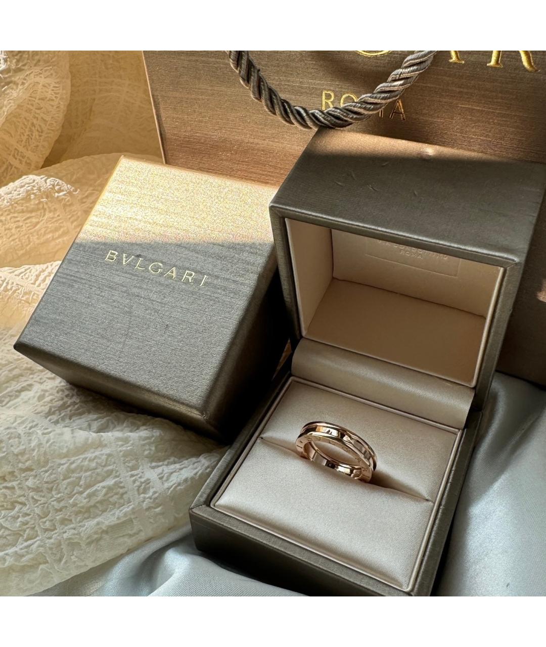 BVLGARI Розовое кольцо из розового золота, фото 3