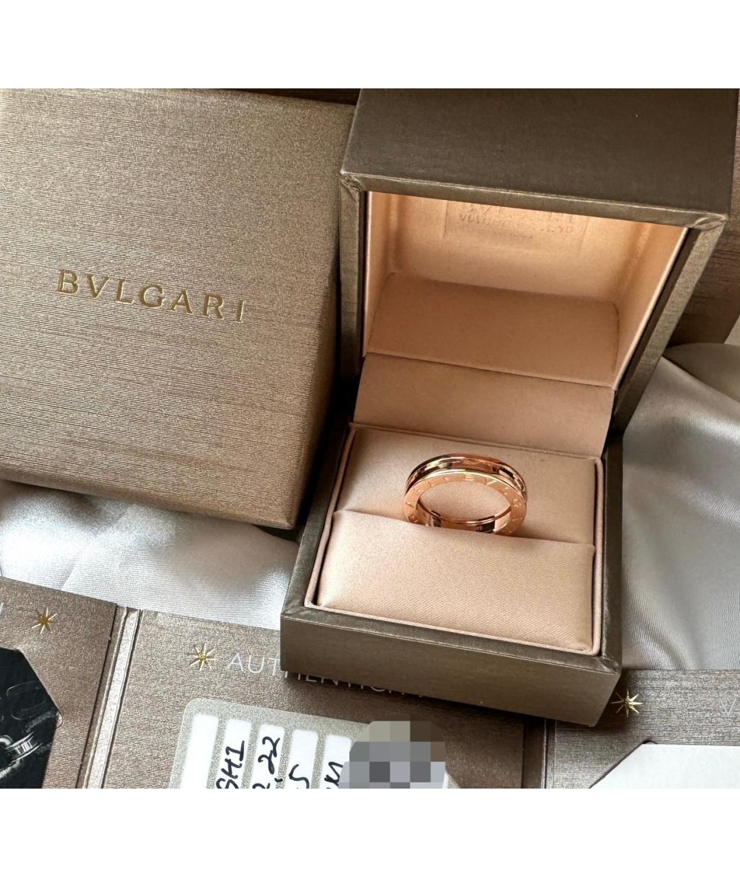 BVLGARI Золотое кольцо из розового золота, фото 2