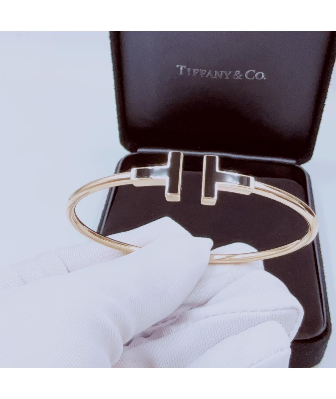 TIFFANY&CO Черный браслет из желтого золота, фото 6