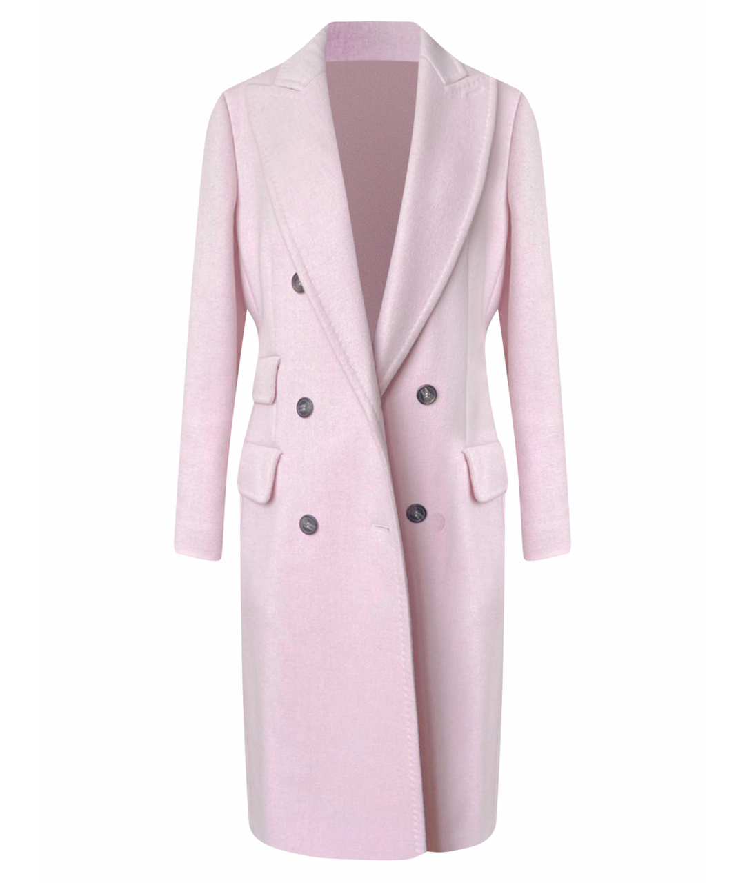 WEEKEND MAX MARA Розовое шерстяное пальто, фото 1