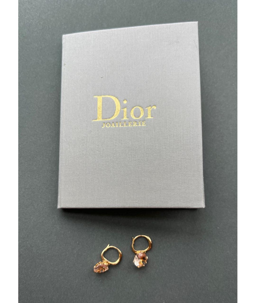 CHRISTIAN DIOR Розовые серьги из розового золота, фото 5