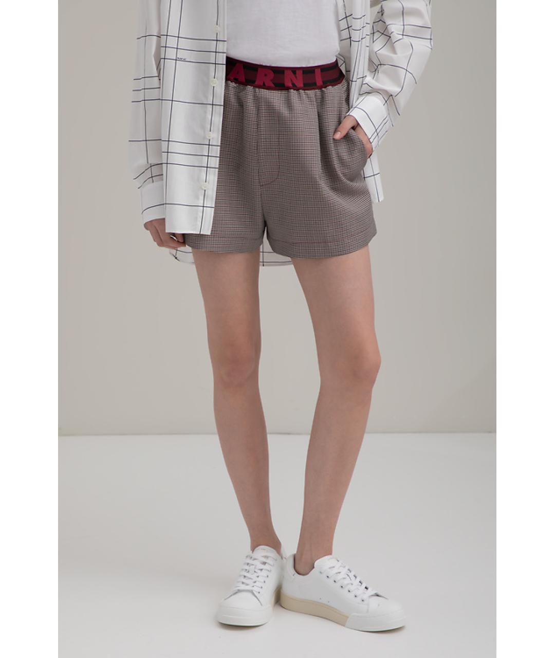 MARNI Мульти хлопковые шорты, фото 3