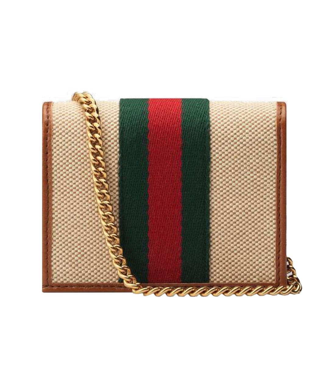 GUCCI Бежевый кардхолдер, фото 3
