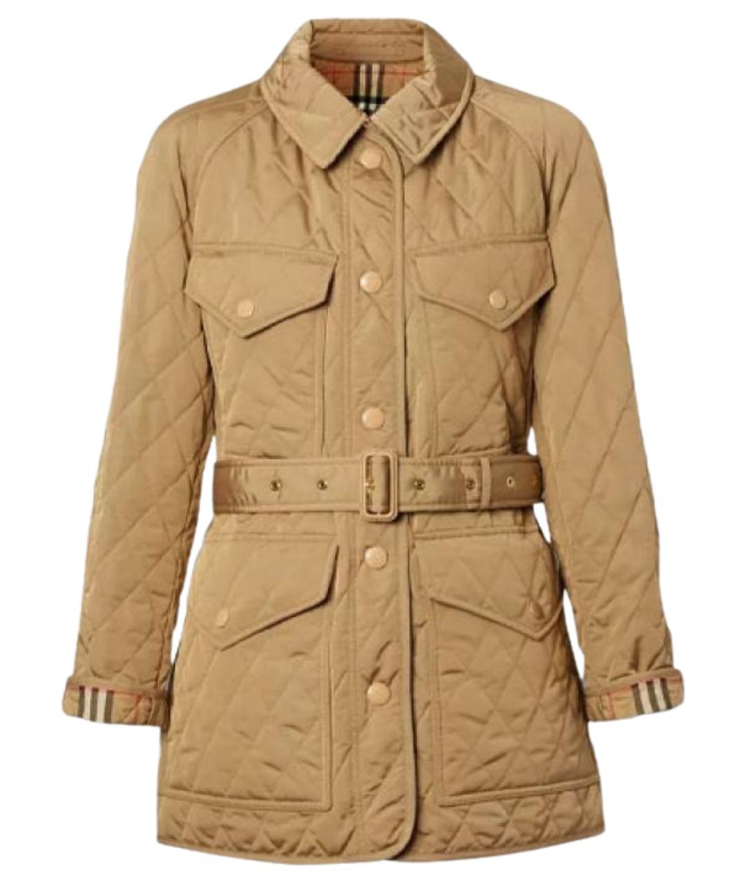 BURBERRY Бежевый пуховик, фото 1