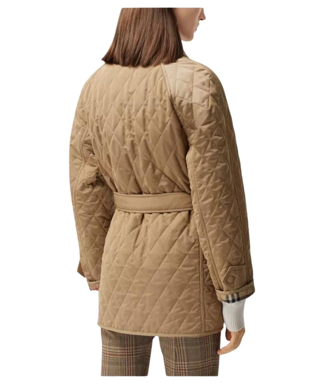 BURBERRY Бежевый пуховик, фото 4