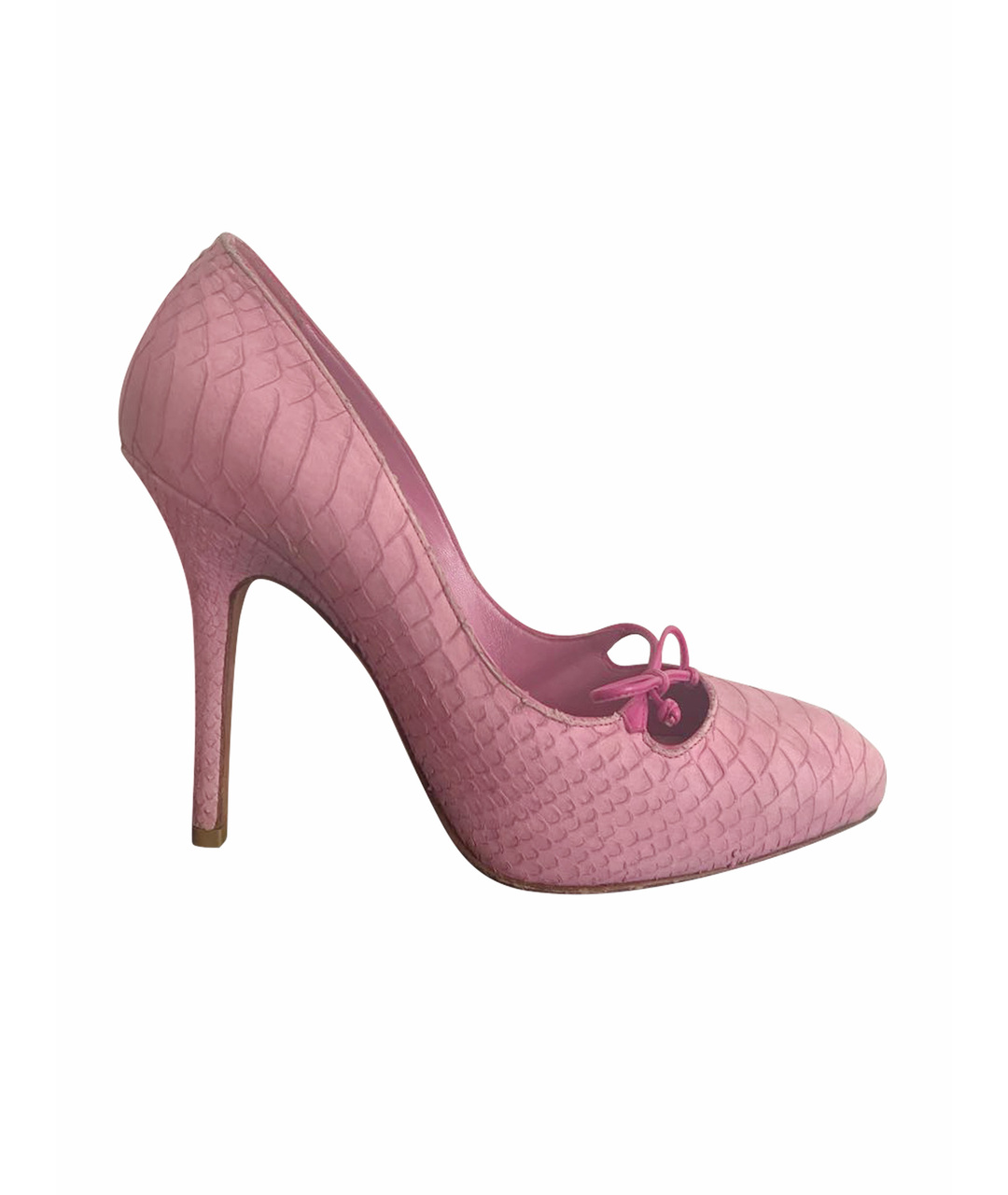 CHRISTIAN DIOR PRE-OWNED Розовые туфли из экзотической кожи, фото 1