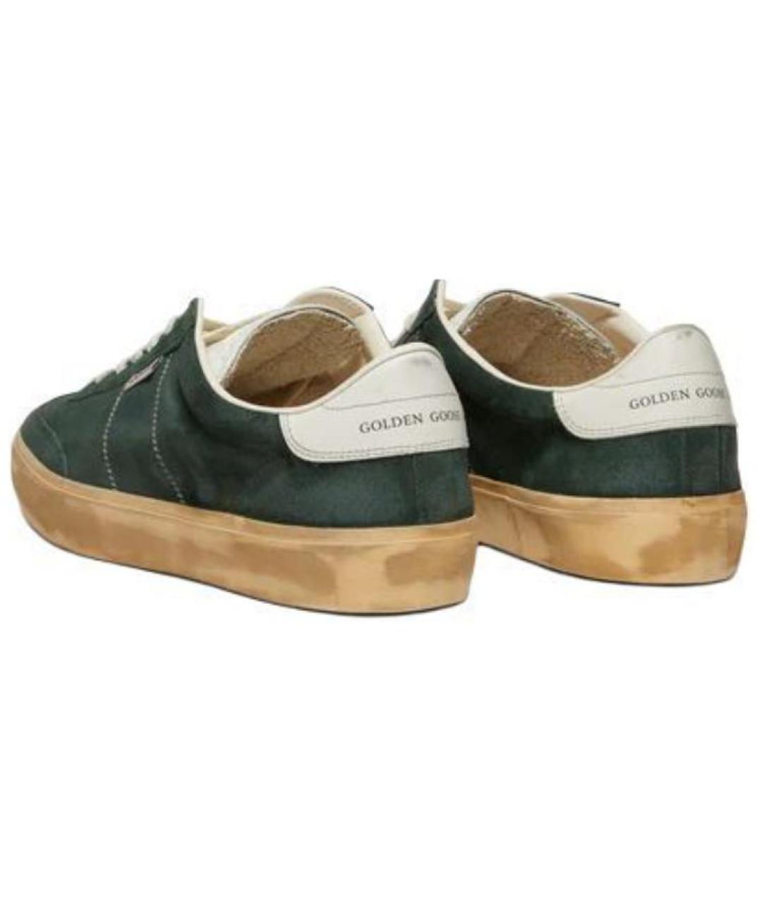 GOLDEN GOOSE DELUXE BRAND Зеленые низкие кроссовки / кеды, фото 5