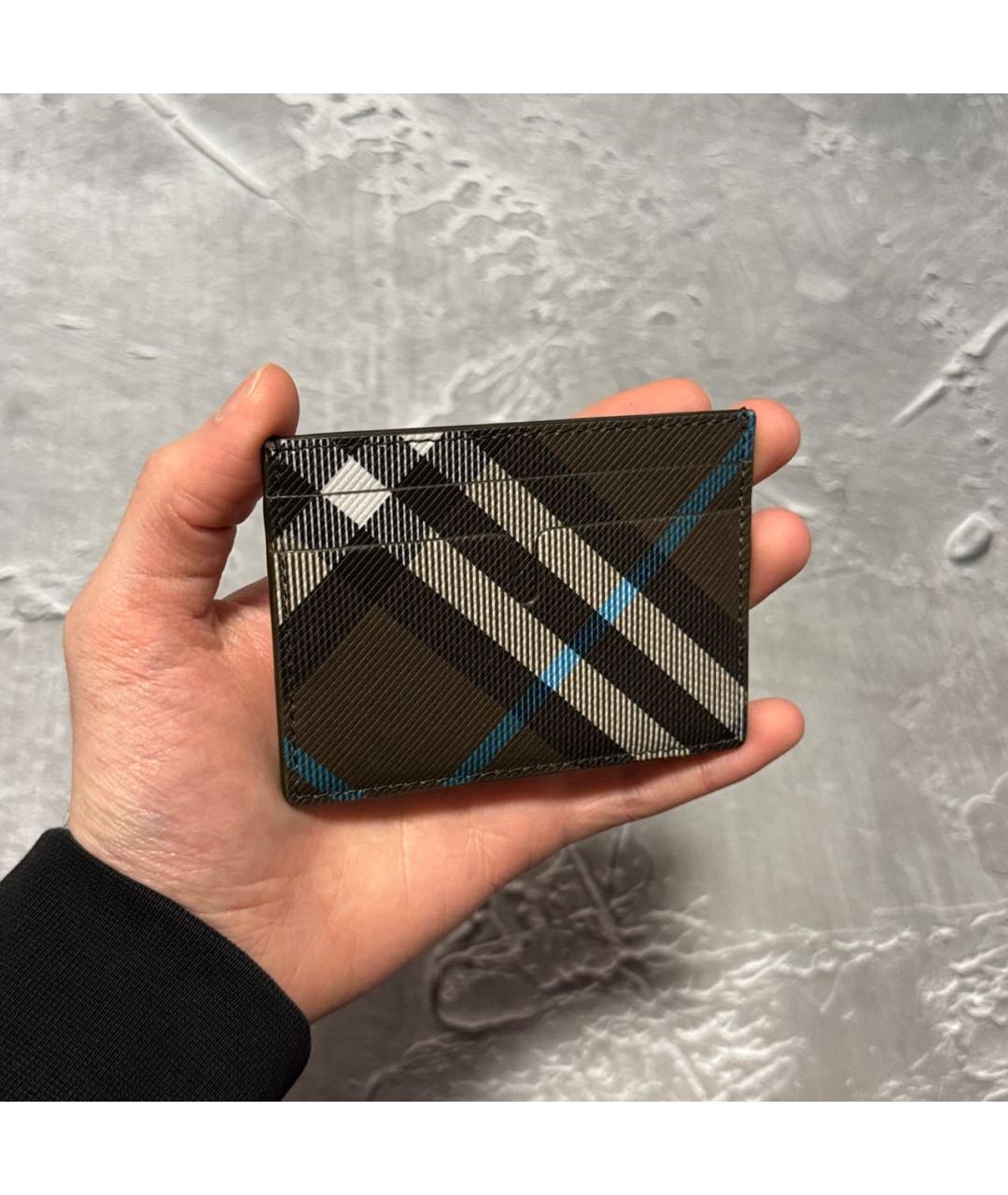 BURBERRY Кожаный кардхолдер, фото 5