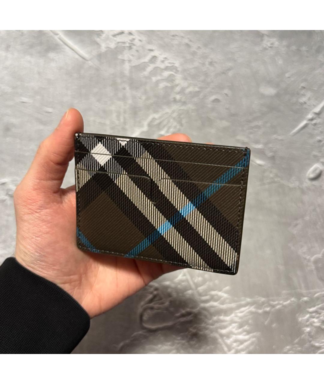 BURBERRY Кожаный кардхолдер, фото 6