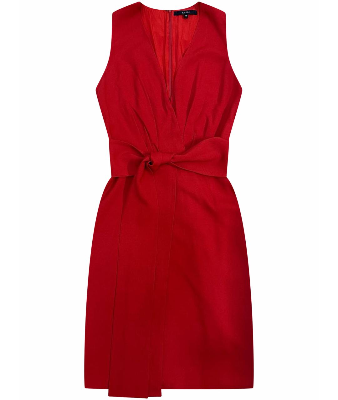 GUCCI Красное вискозное платье, фото 1