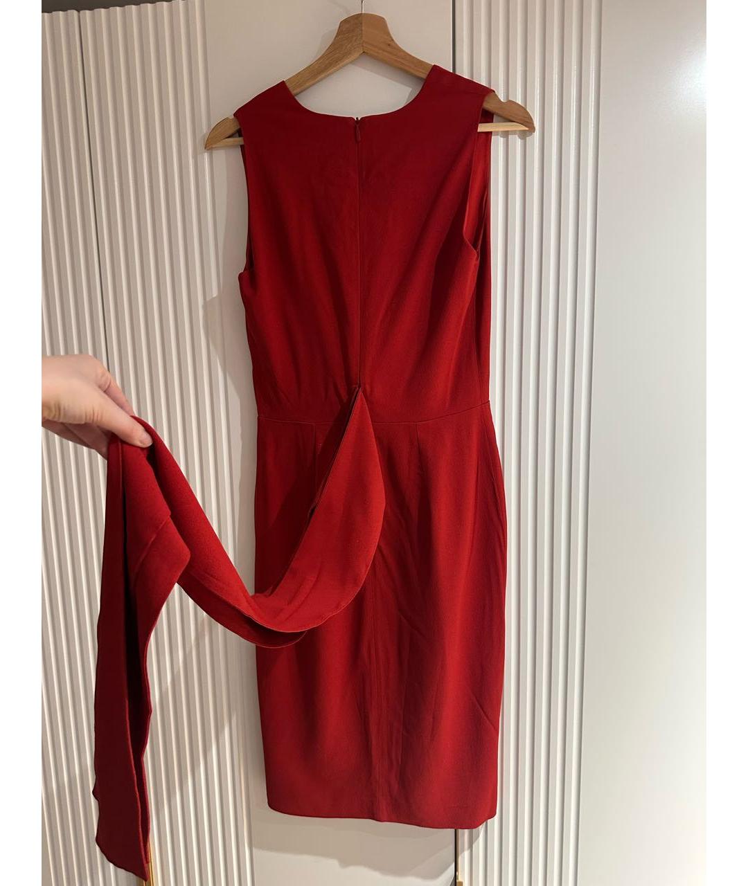 GUCCI Красное вискозное платье, фото 2