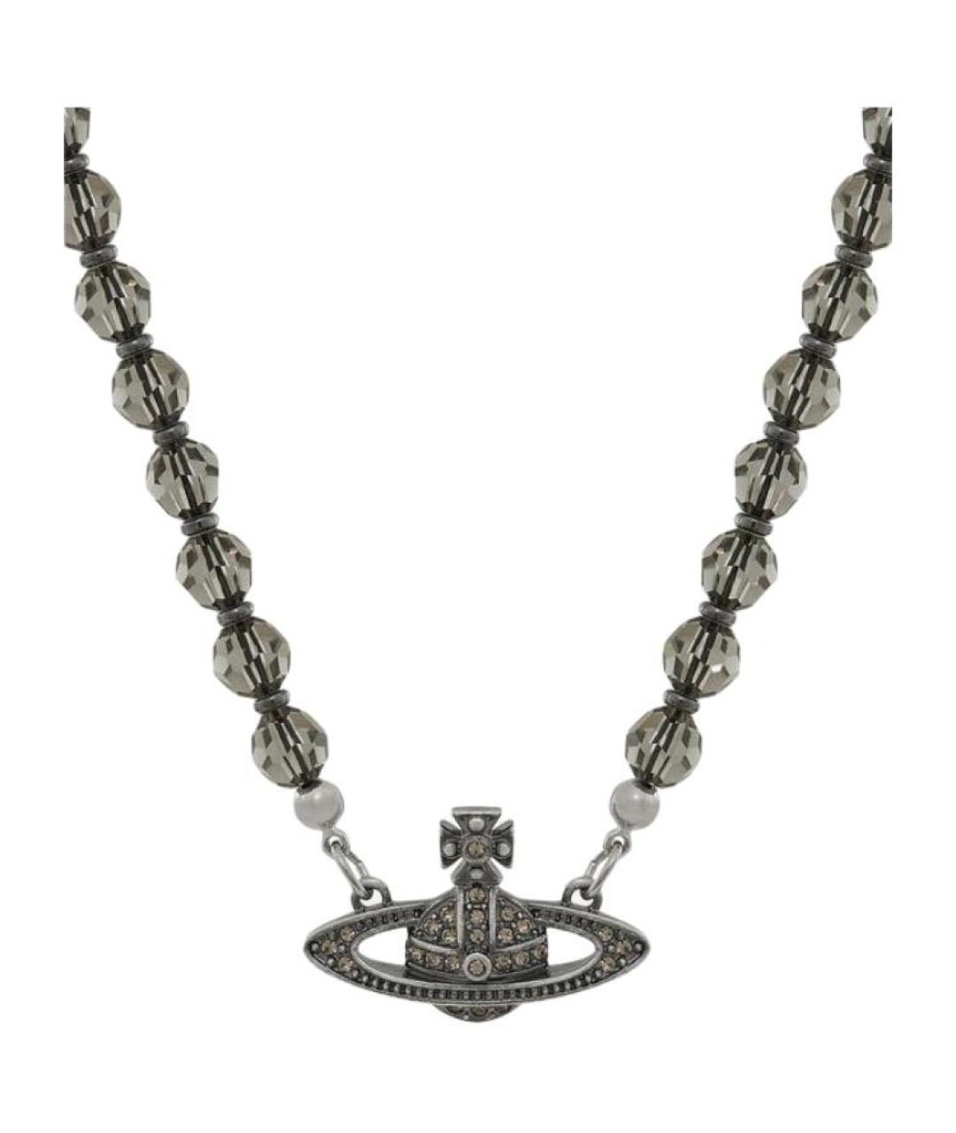 VIVIENNE WESTWOOD Черная латунная подвеска, фото 1