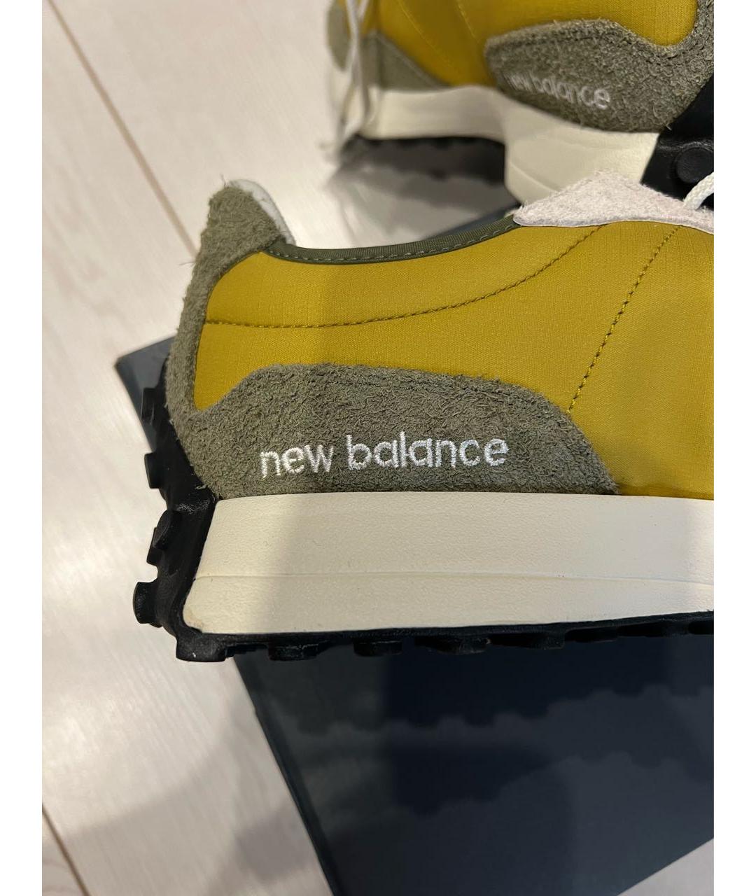 NEW BALANCE Хаки замшевые низкие кроссовки / кеды, фото 5