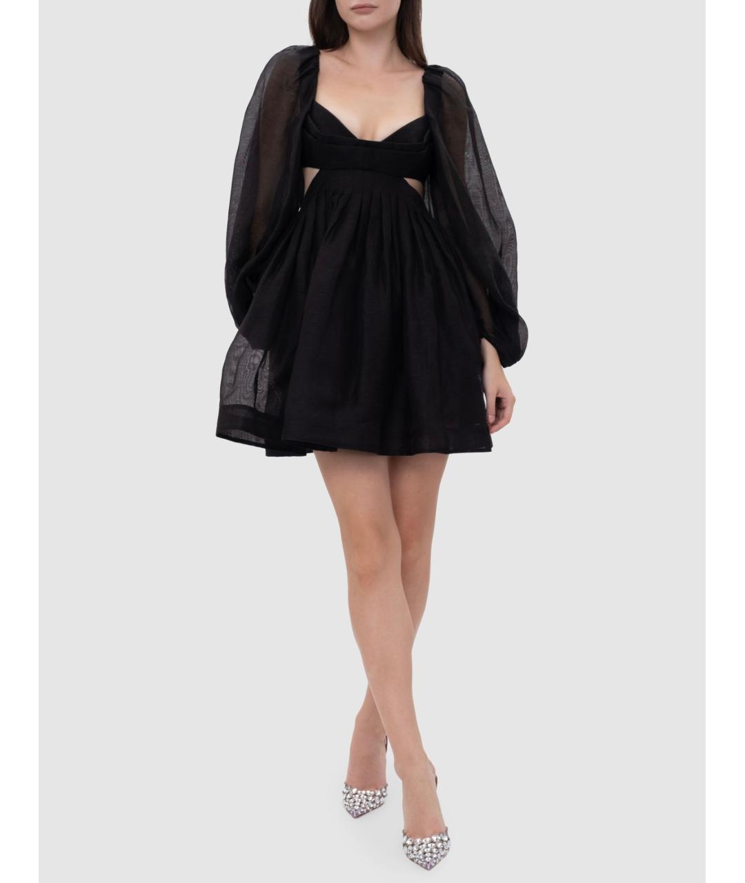 ZIMMERMANN Черное коктейльное платье, фото 7