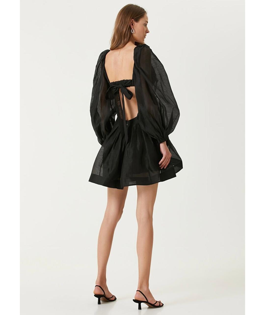 ZIMMERMANN Черное коктейльное платье, фото 6