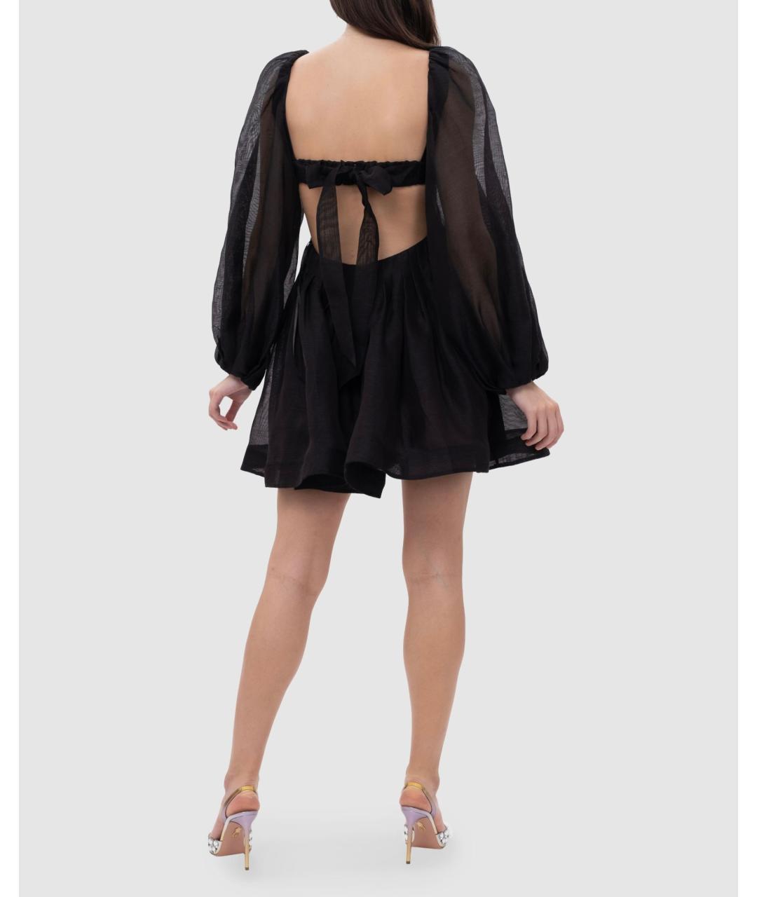 ZIMMERMANN Черное коктейльное платье, фото 8