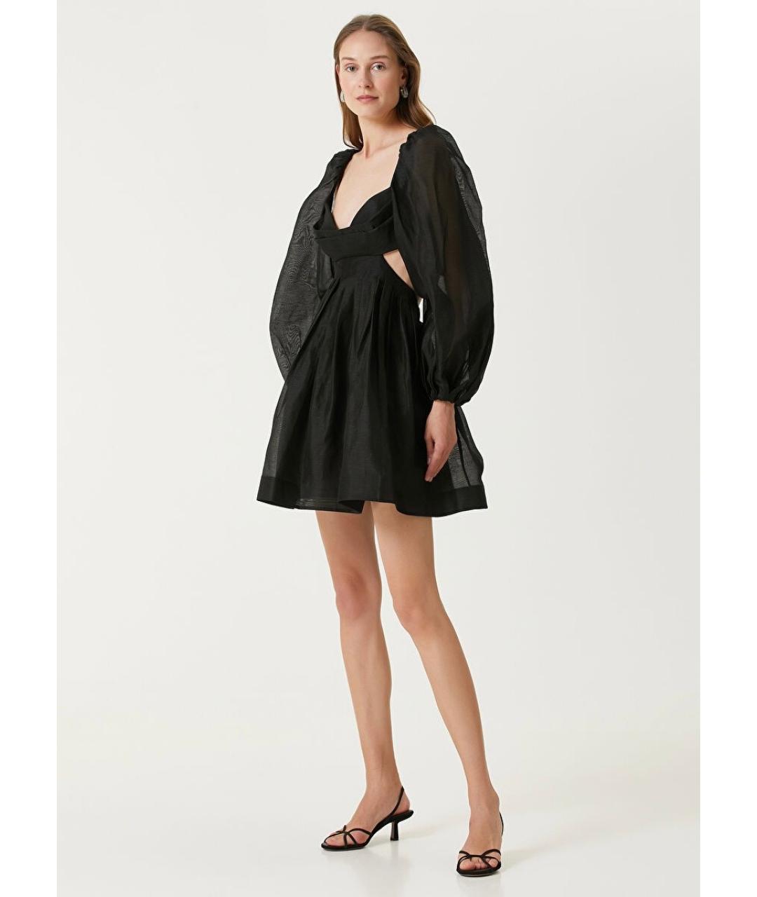 ZIMMERMANN Черное коктейльное платье, фото 5