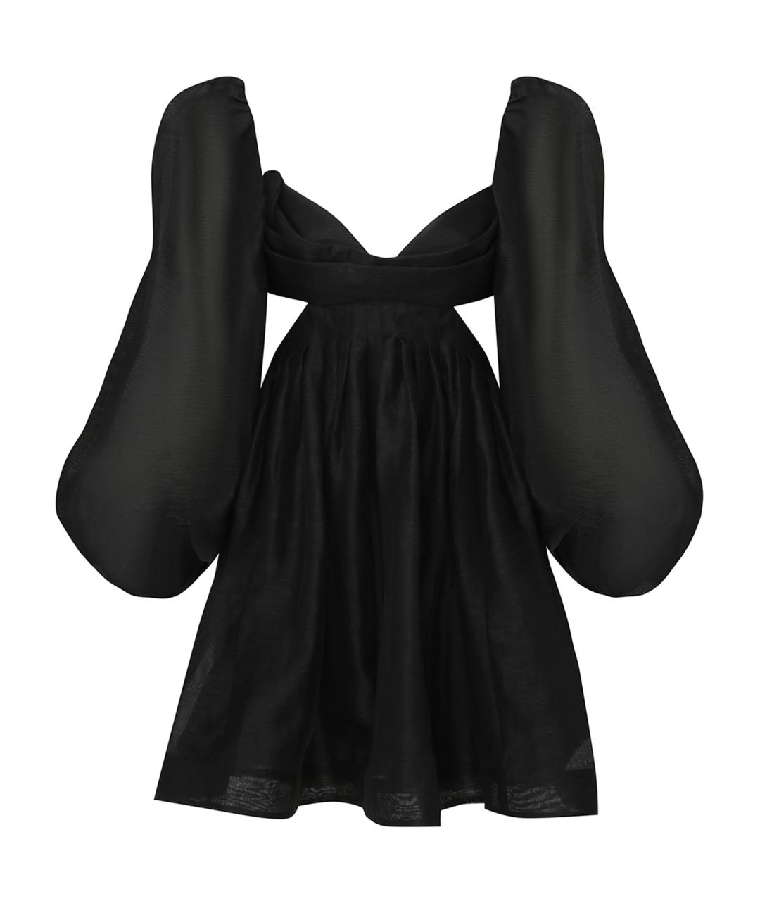 ZIMMERMANN Черное коктейльное платье, фото 1