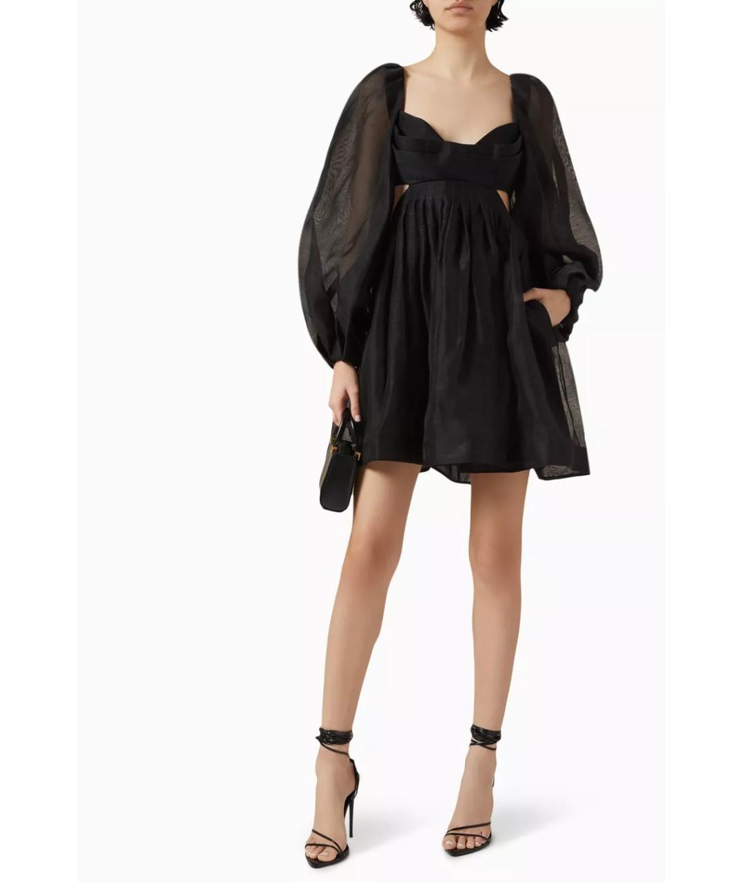 ZIMMERMANN Черное коктейльное платье, фото 2