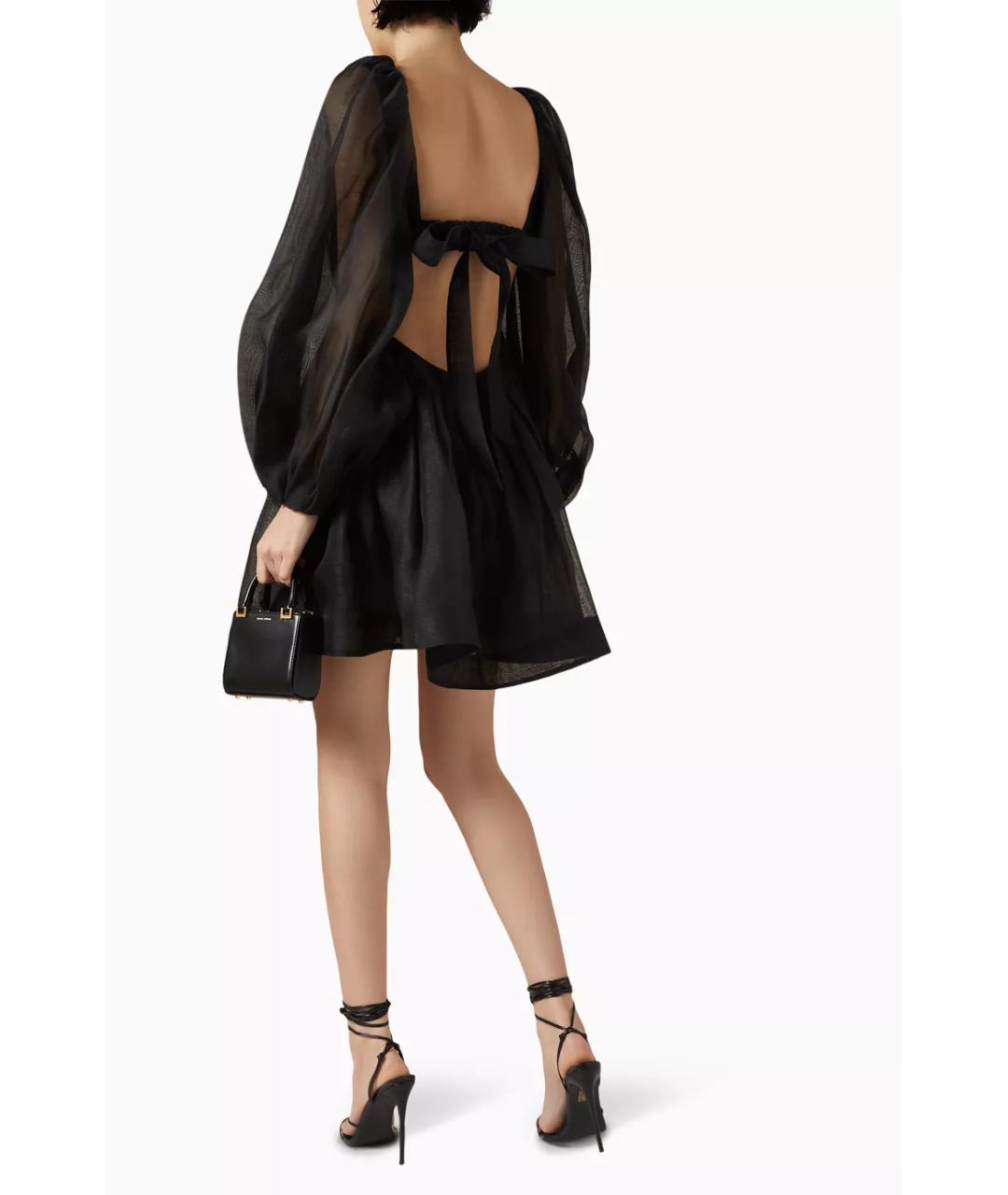 ZIMMERMANN Черное коктейльное платье, фото 3