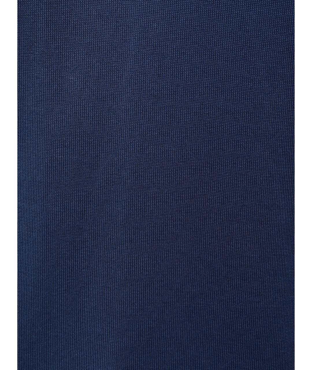 CANALI Синяя хлопковая футболка, фото 6