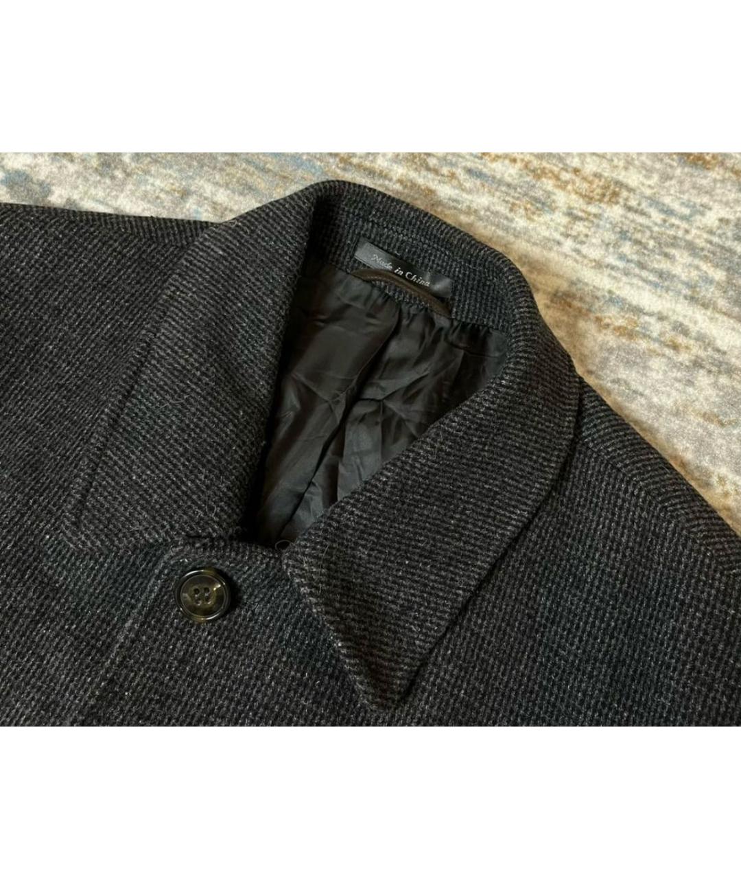 POLO RALPH LAUREN Серое шерстяное пальто, фото 3