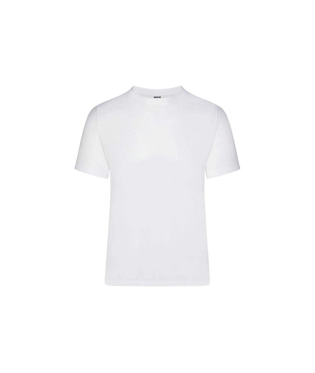 SKIMS Белая футболка, фото 5