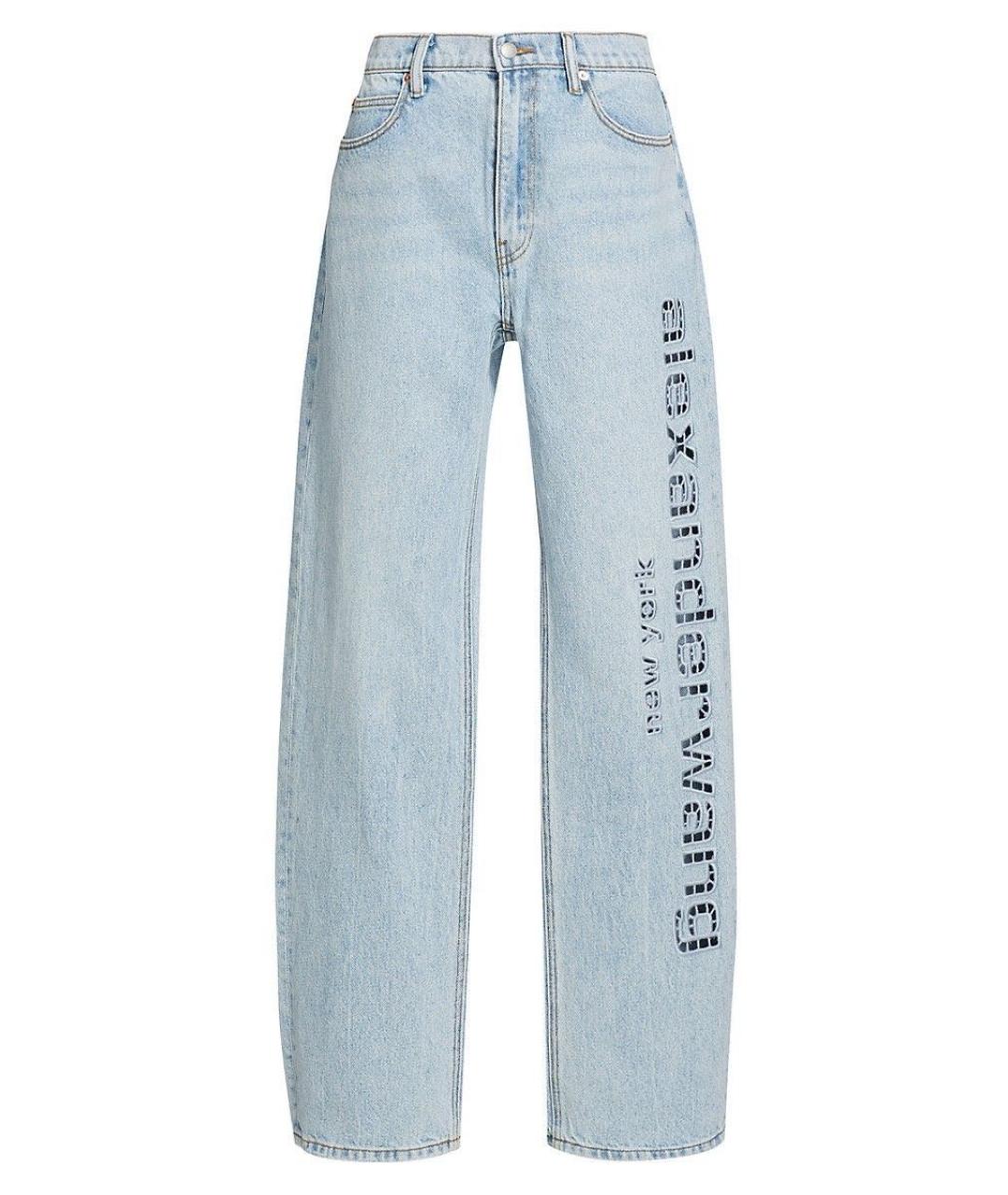 ALEXANDER WANG Голубые прямые джинсы, фото 1