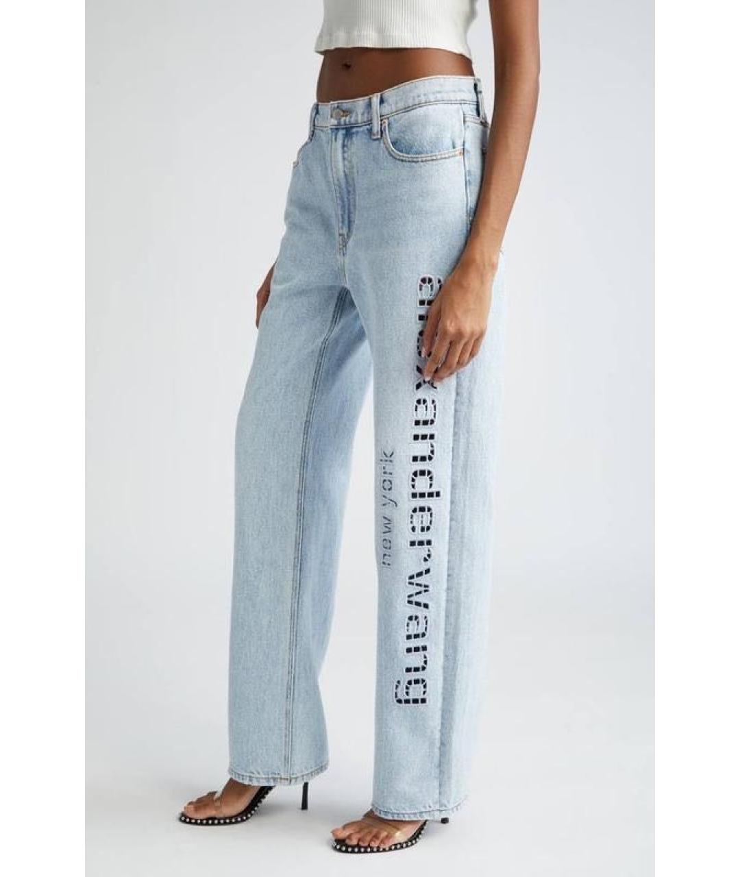 ALEXANDER WANG Голубые прямые джинсы, фото 2