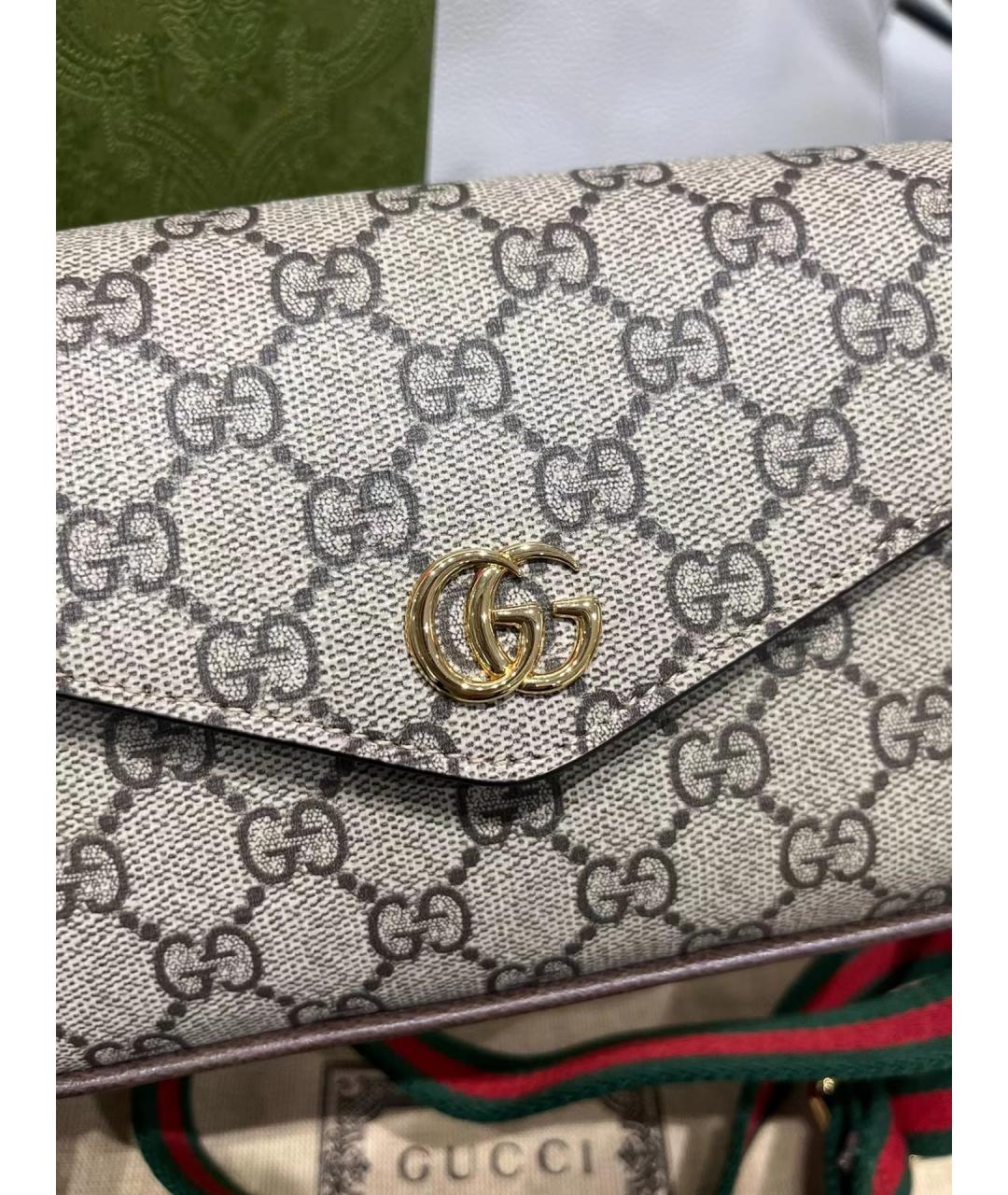 GUCCI Коричневая сумка через плечо, фото 8