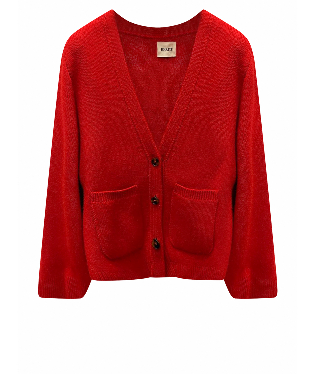 KHAITE Красный шерстяной джемпер / свитер, фото 1