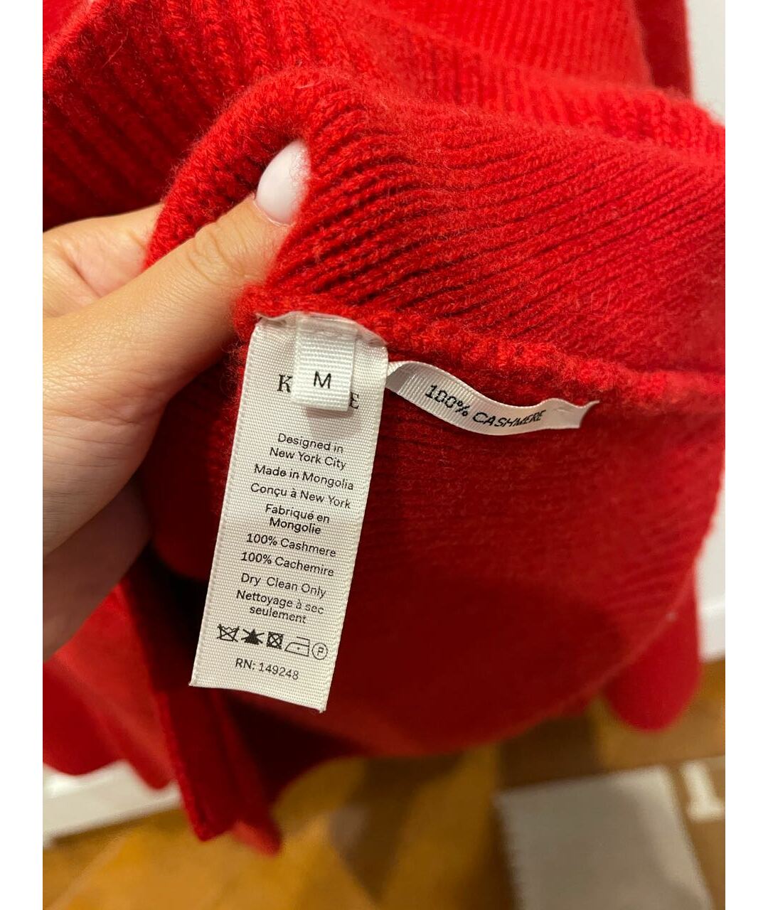KHAITE Красный шерстяной джемпер / свитер, фото 2