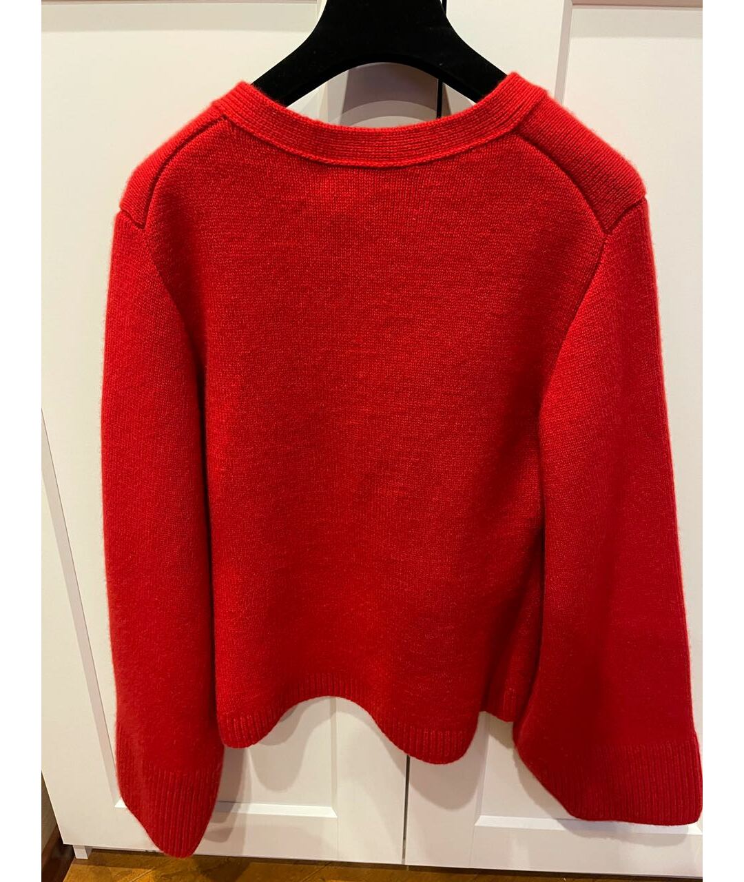 KHAITE Красный шерстяной джемпер / свитер, фото 4