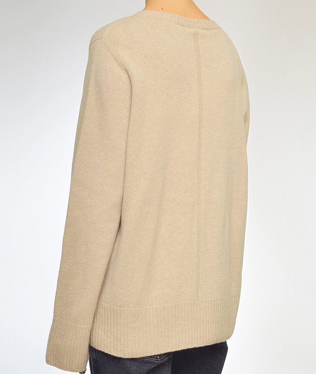THE ROW Бежевый шерстяной джемпер / свитер, фото 3