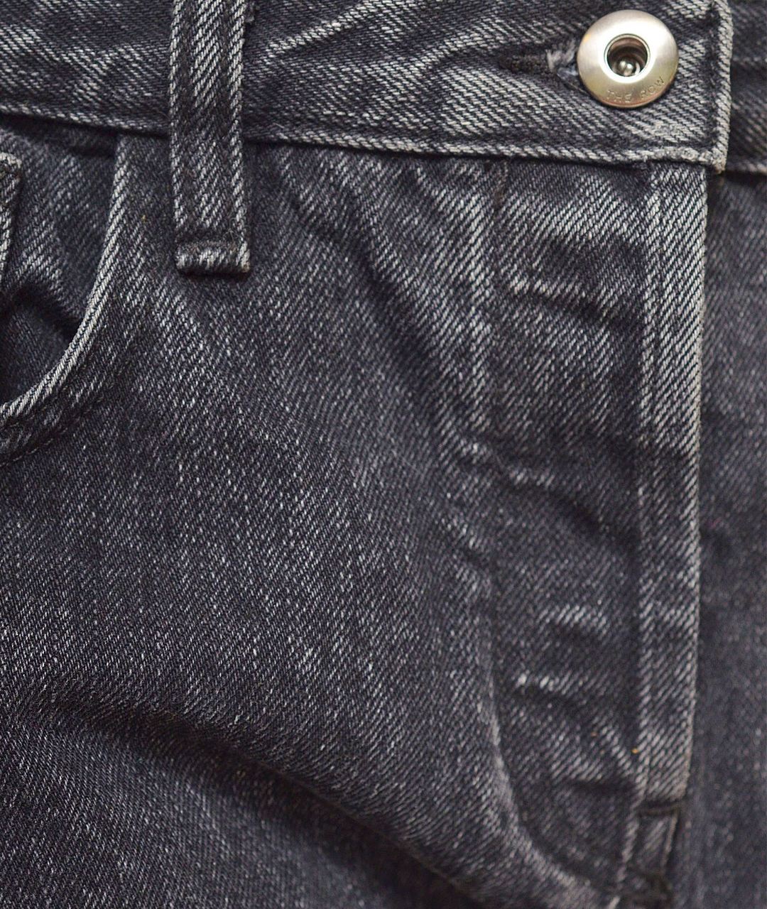 THE ROW Черные прямые джинсы, фото 4