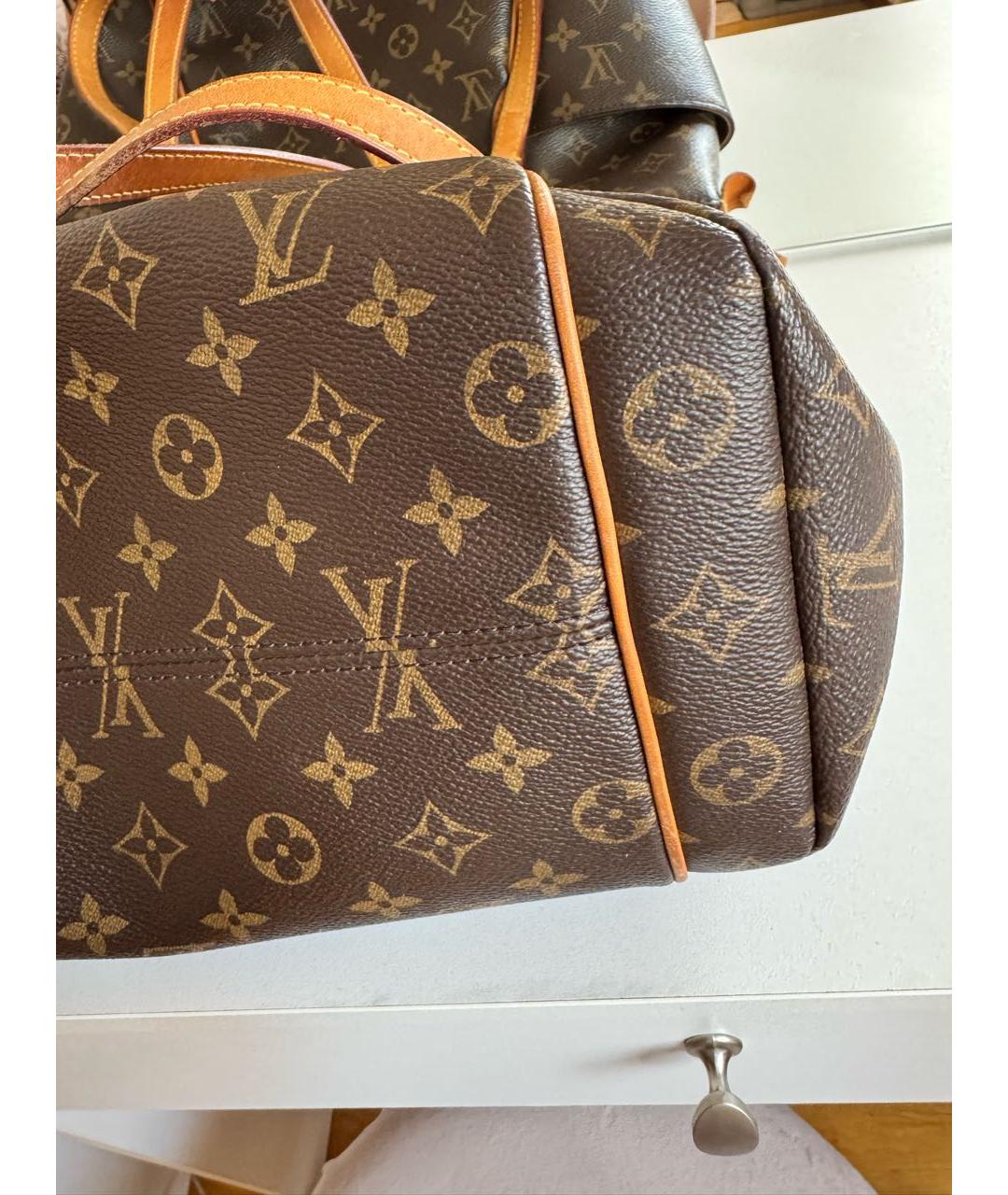 LOUIS VUITTON Коричневая сумка тоут, фото 7