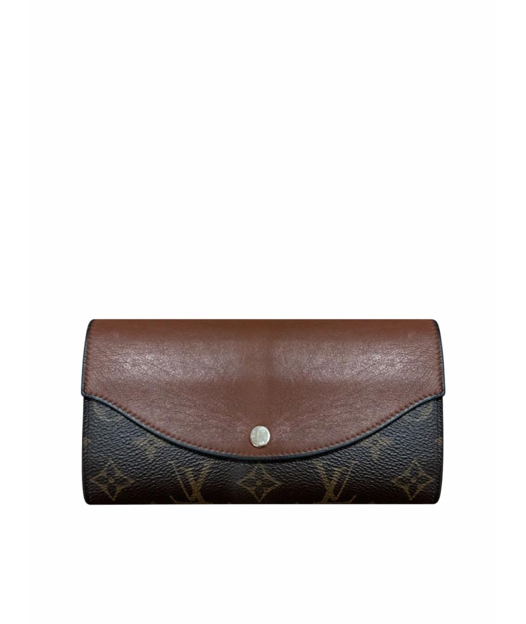 LOUIS VUITTON Коричневый кошелек, фото 1