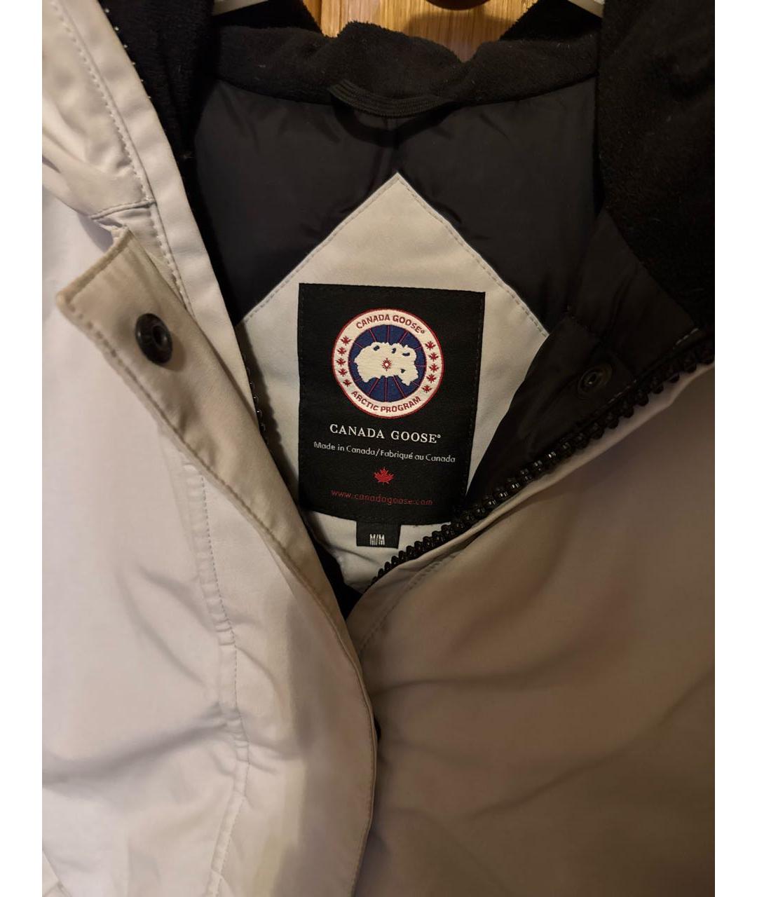 CANADA GOOSE Белая парка, фото 4