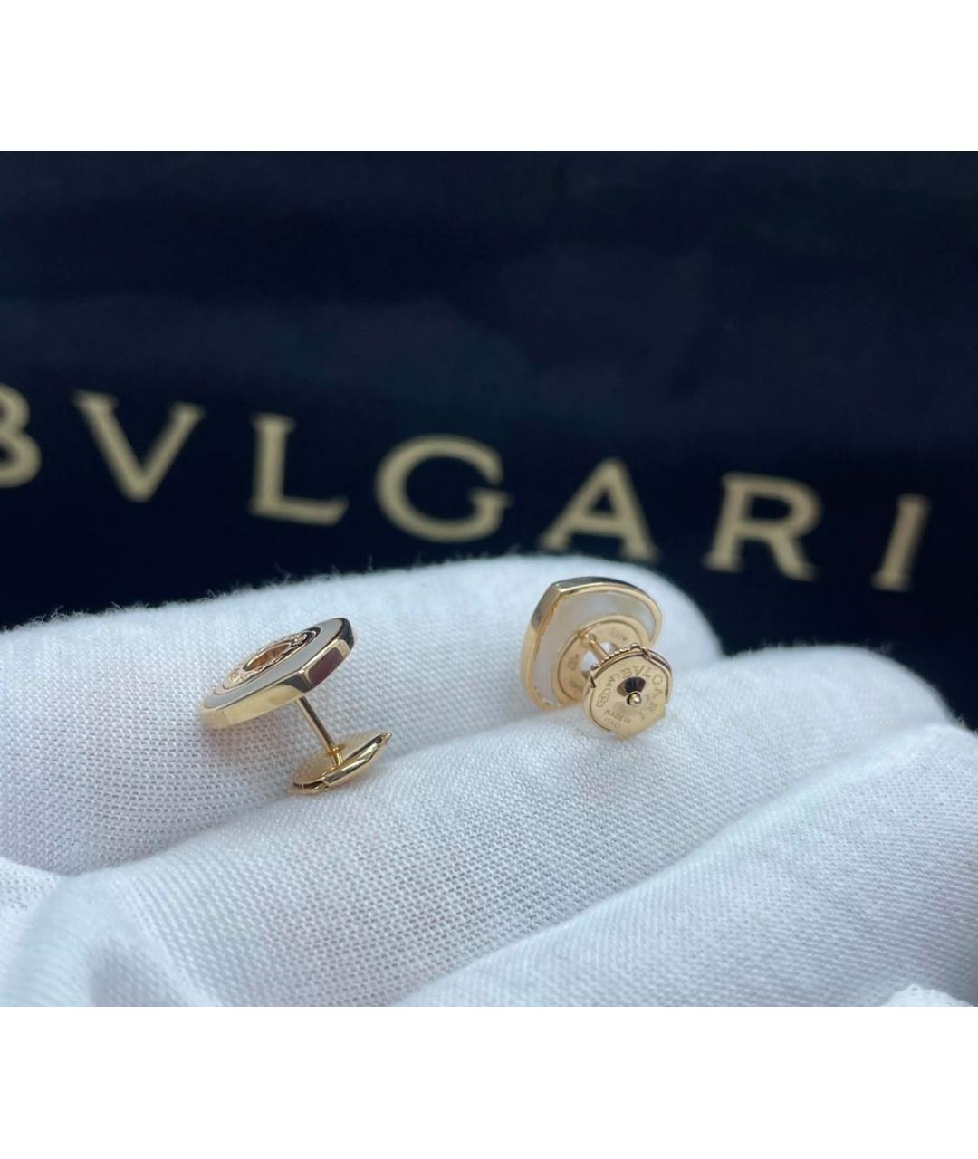 BVLGARI Золотые серьги из розового золота, фото 6