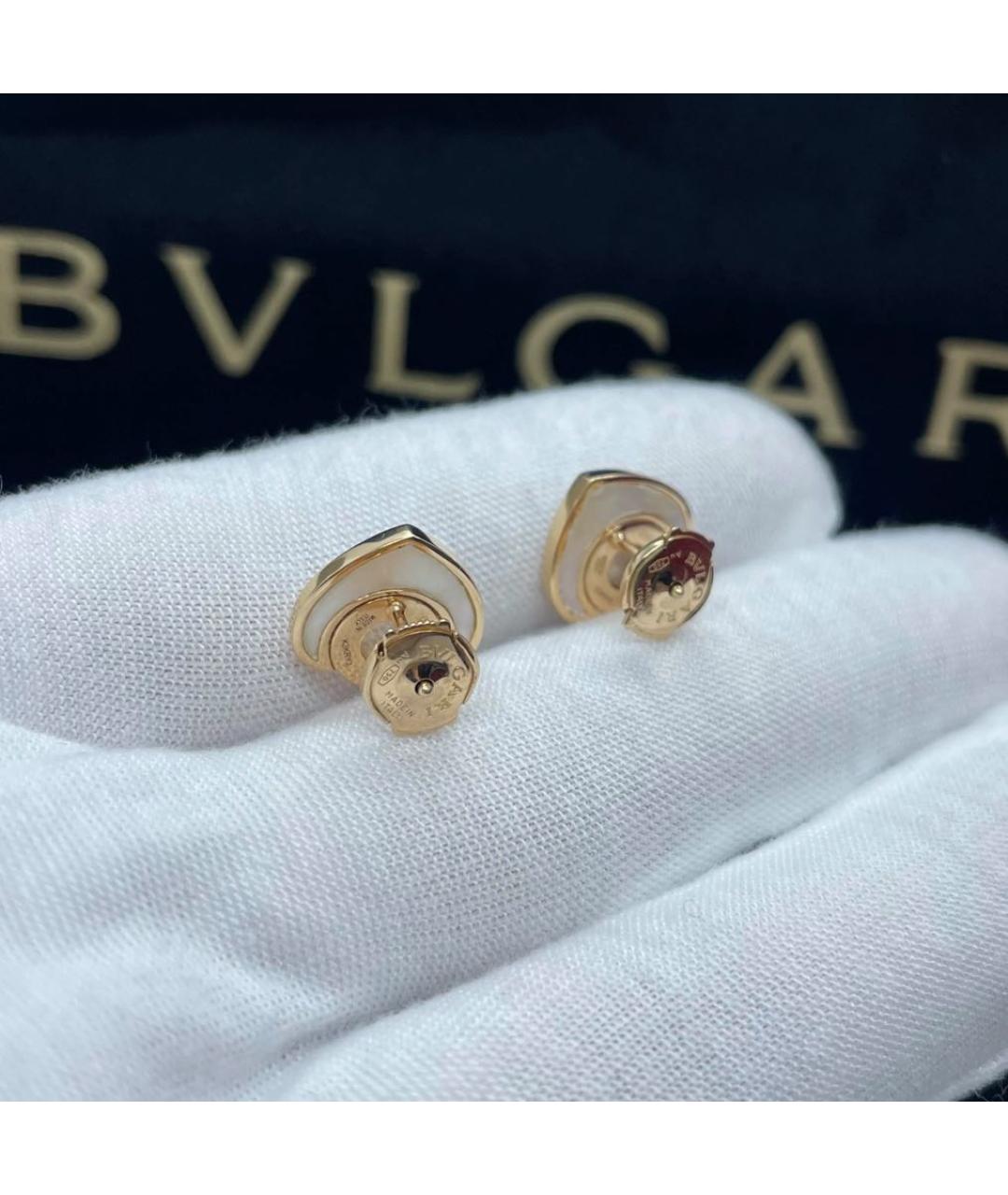 BVLGARI Золотые серьги из розового золота, фото 2