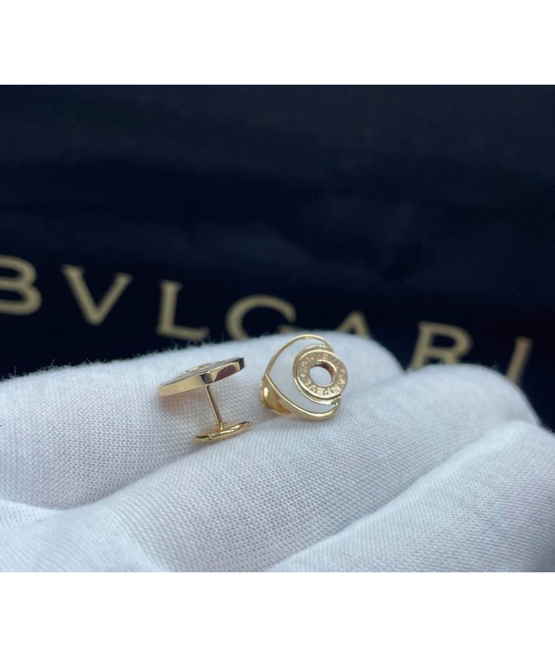 BVLGARI Золотые серьги из розового золота, фото 5