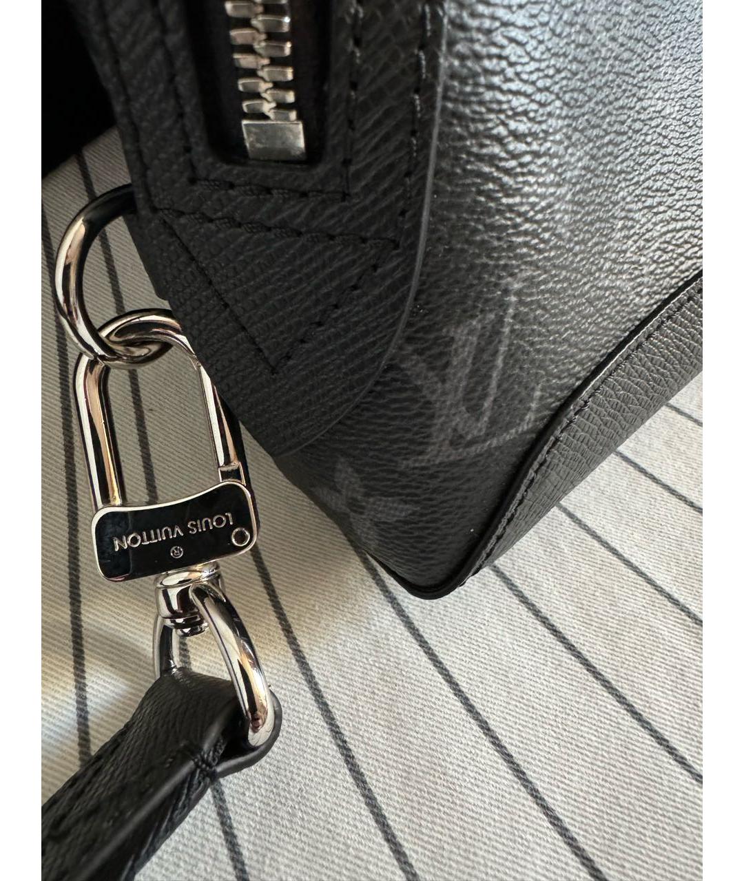 LOUIS VUITTON Черная сумка на плечо, фото 5