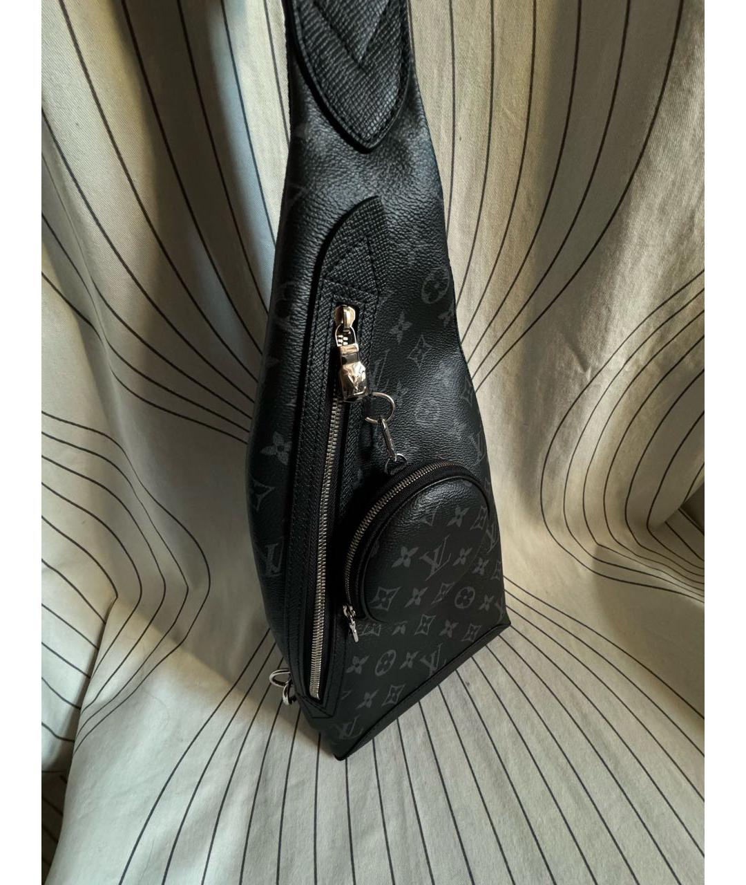 LOUIS VUITTON Черная сумка на плечо, фото 2