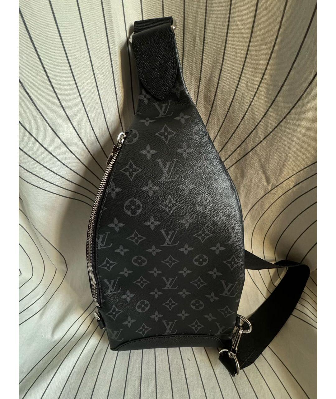 LOUIS VUITTON Черная сумка на плечо, фото 3