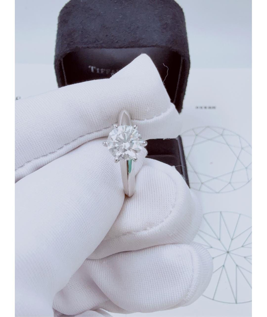 TIFFANY&CO Платиновое кольцо, фото 3