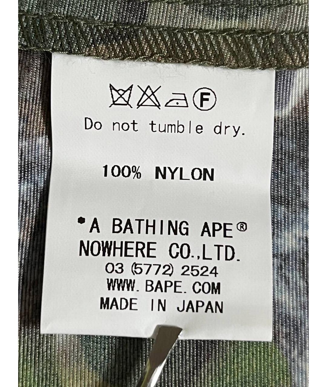 A BATHING APE Зеленая куртка, фото 6