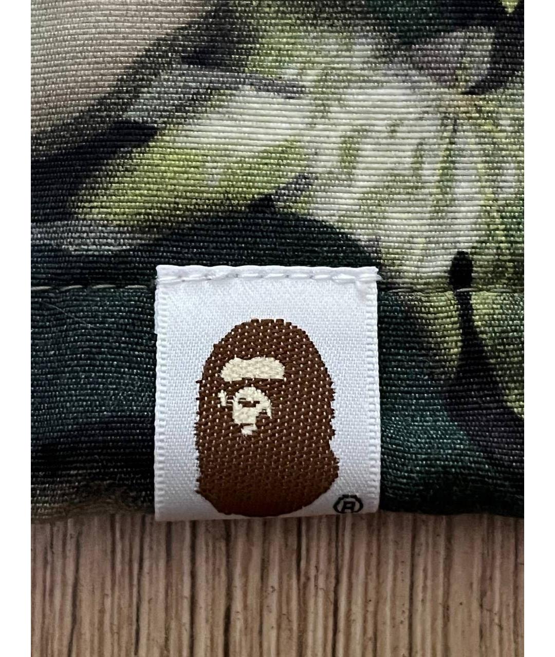 A BATHING APE Зеленая куртка, фото 8