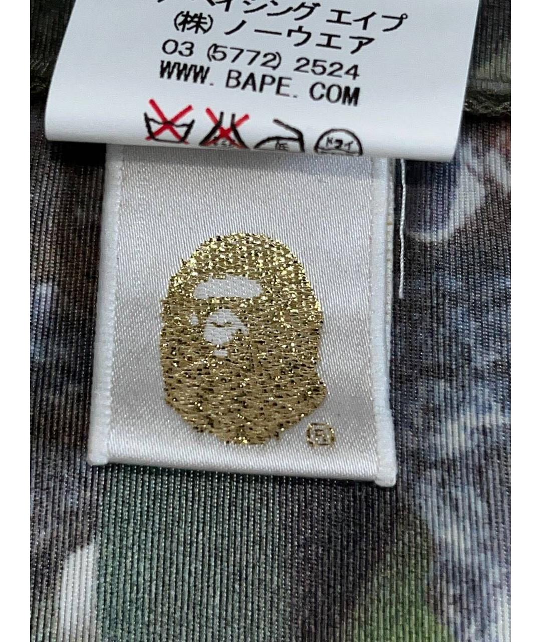 A BATHING APE Зеленая куртка, фото 7