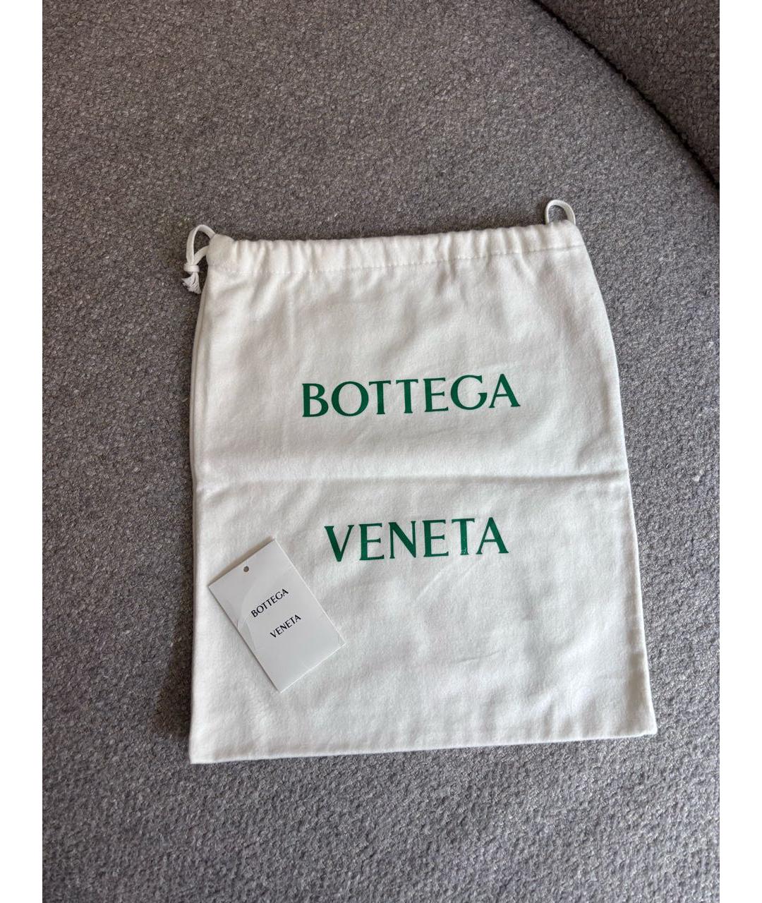 BOTTEGA VENETA Черная синтетическая сумка на плечо, фото 7