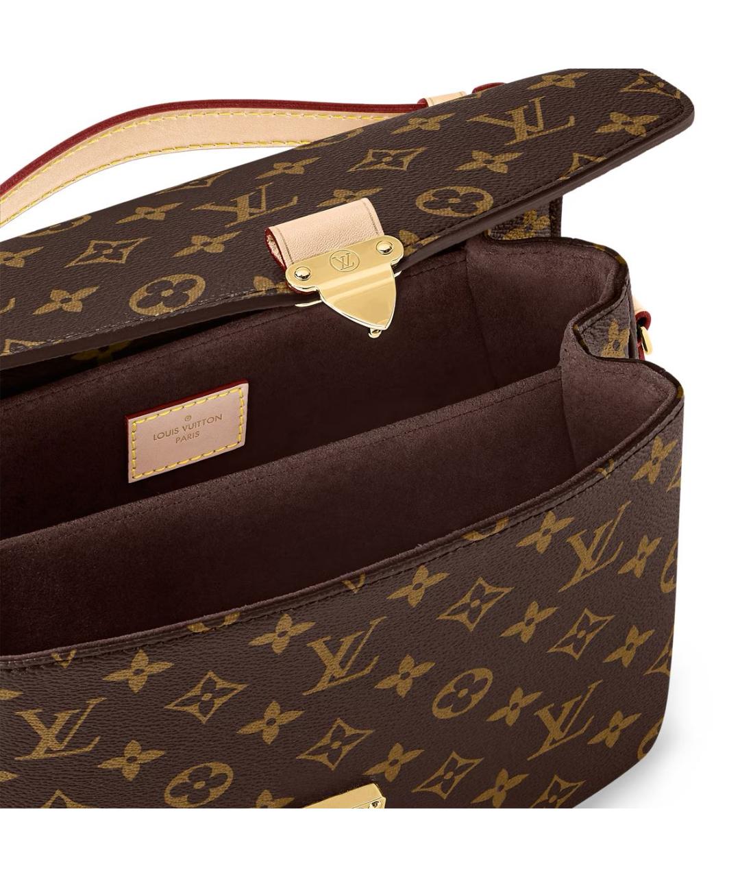 LOUIS VUITTON Коричневая сумка через плечо, фото 4